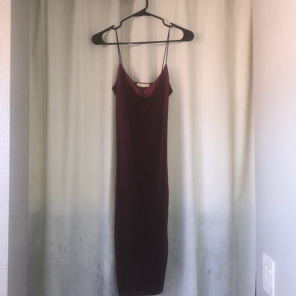 Suede dress